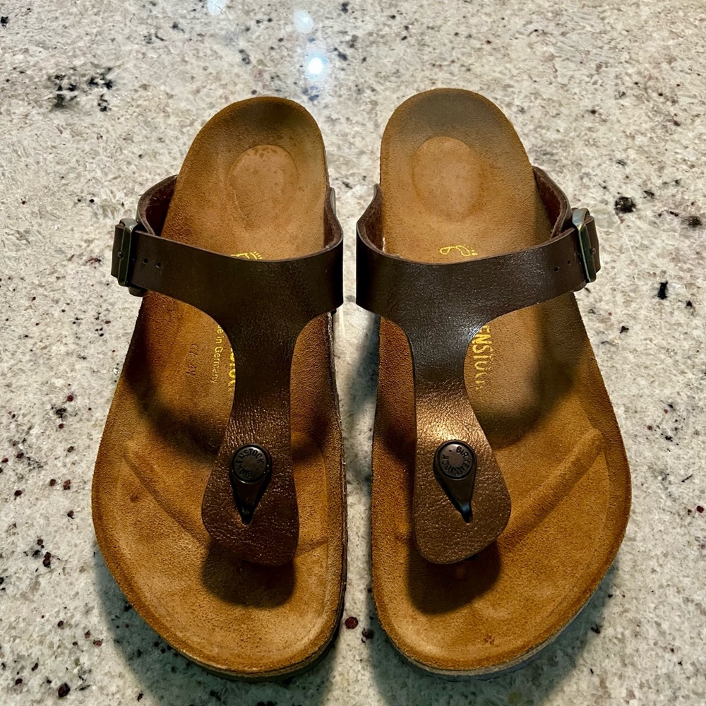 Brown Leather Sandals